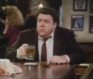 George Wendt on Cheers